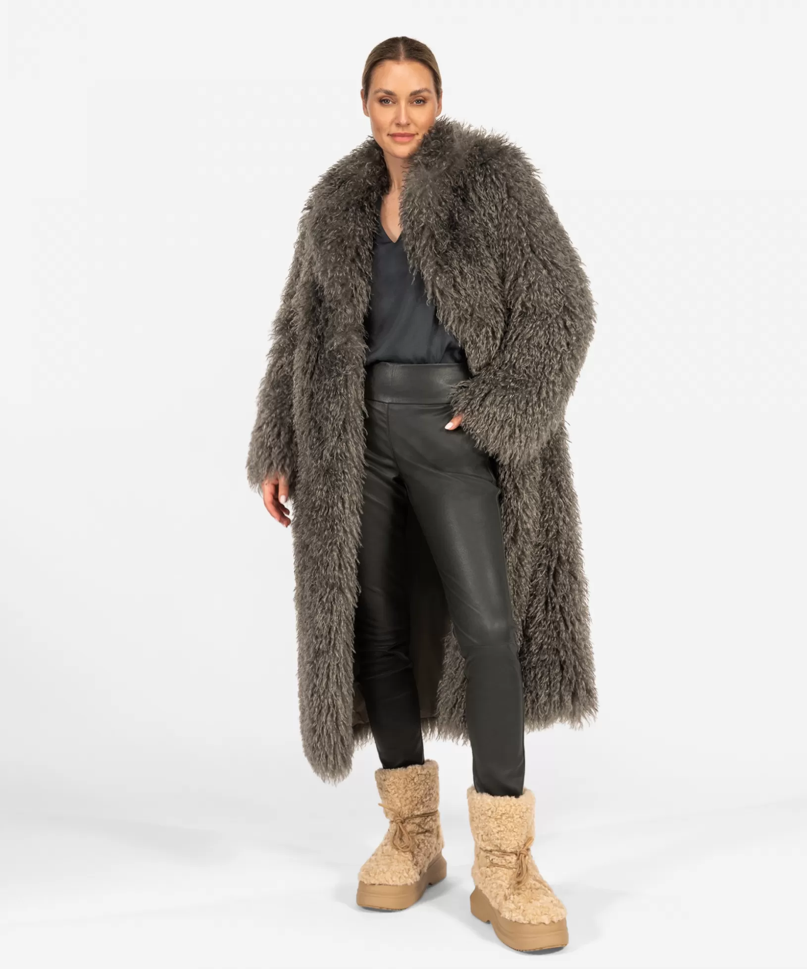 IBANA Faux Fur<Ceddy | Classic Grey