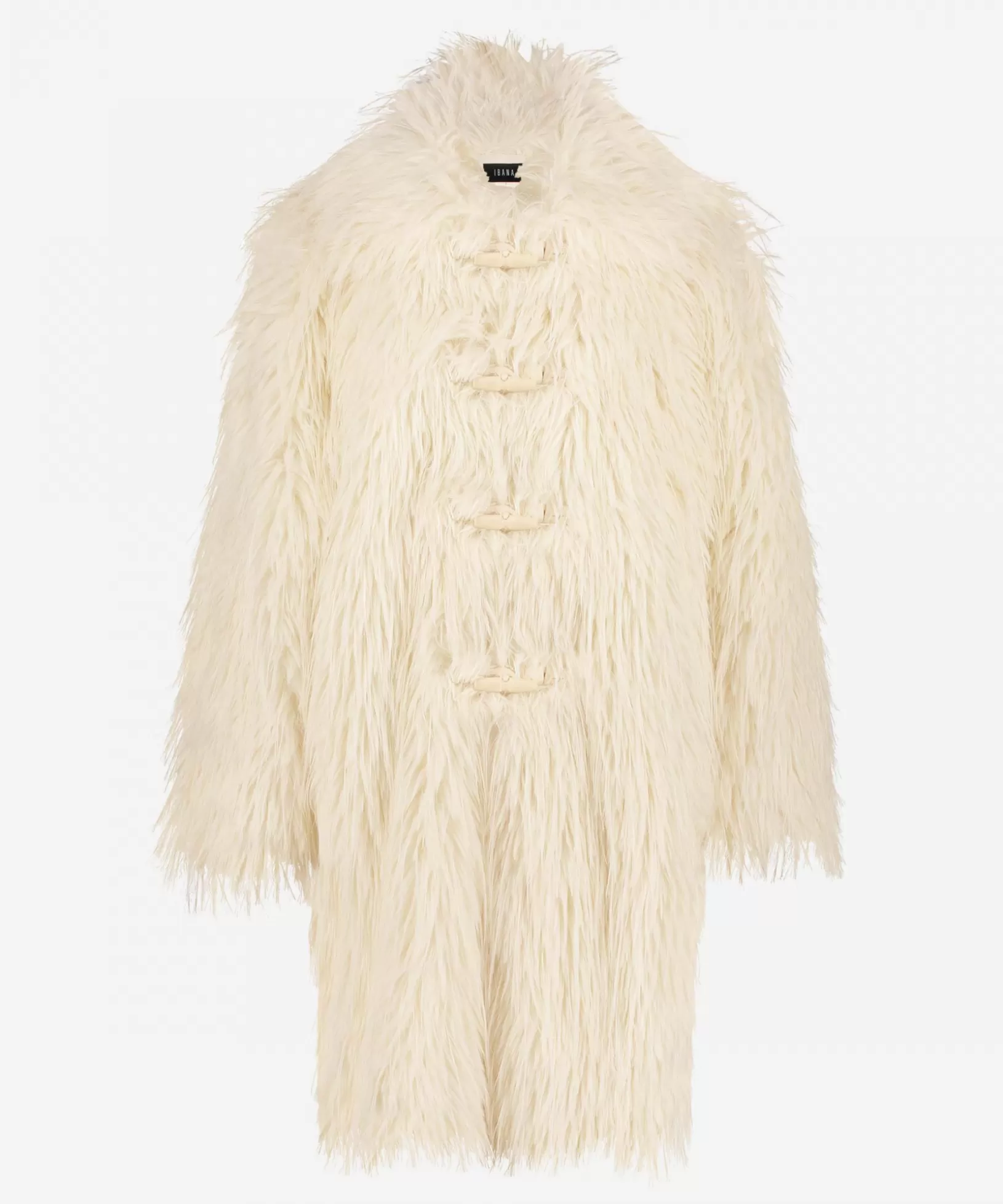 IBANA Faux Fur<Celeste | Coco White