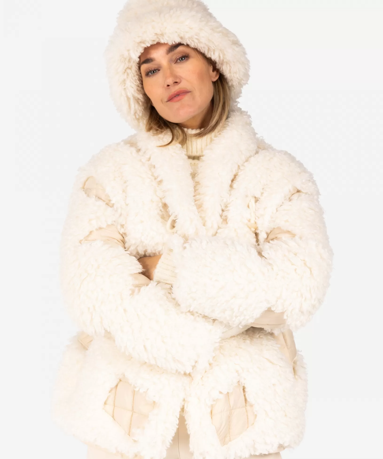 IBANA Faux Fur | Gewatteerd<Chase | Coco White