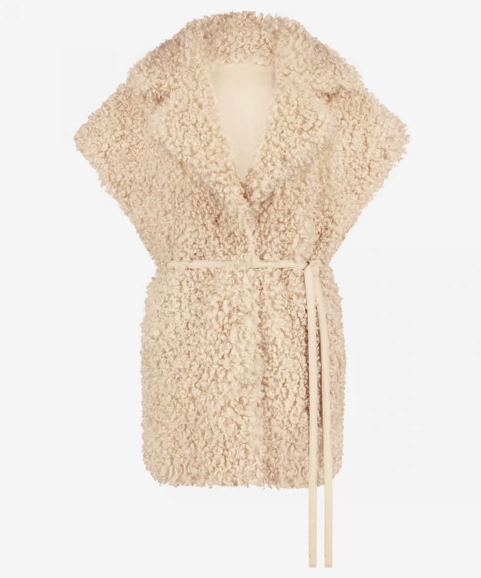 IBANA Faux Fur | Gilet<Cilka - teddy | Beige Coco White