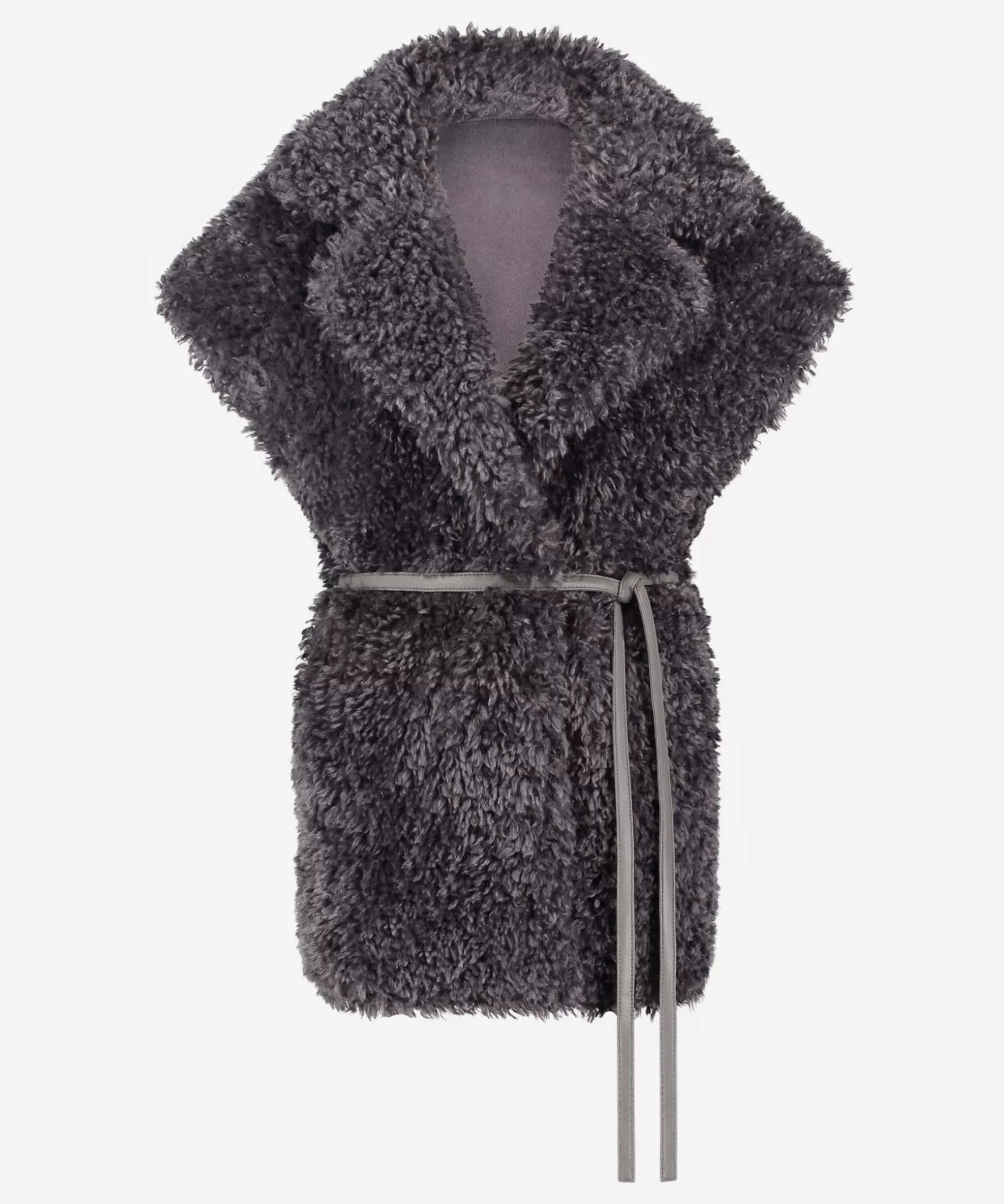 IBANA Faux Fur | Gilet<Cilka - teddy | Midnight Blue