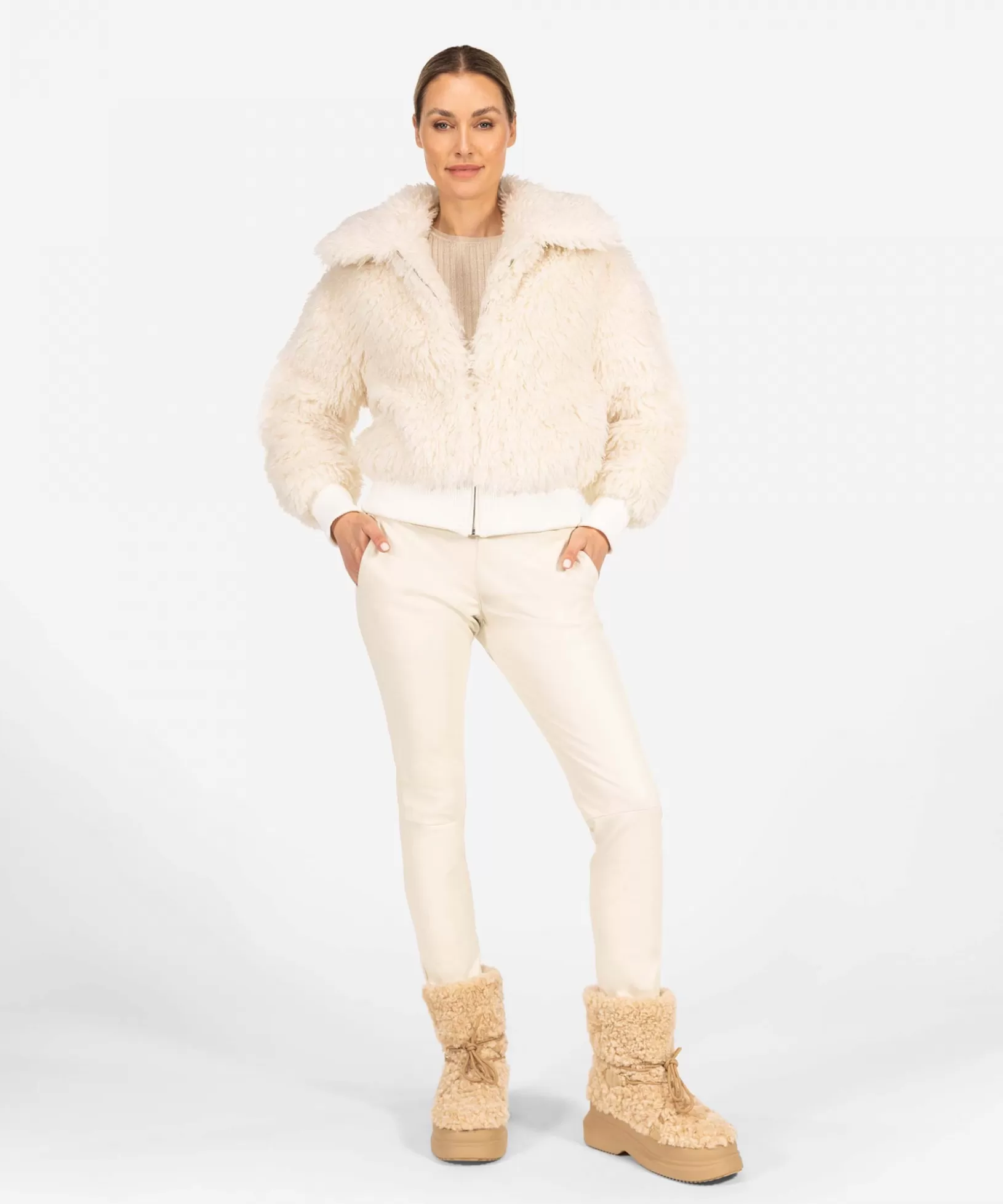 IBANA Faux Fur<Josy | Coco White