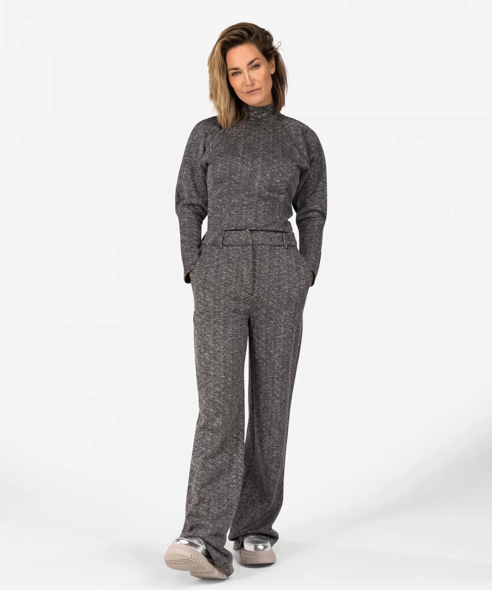 IBANA Mid Waist | Wide Fit<Pasetta | Classic Grey